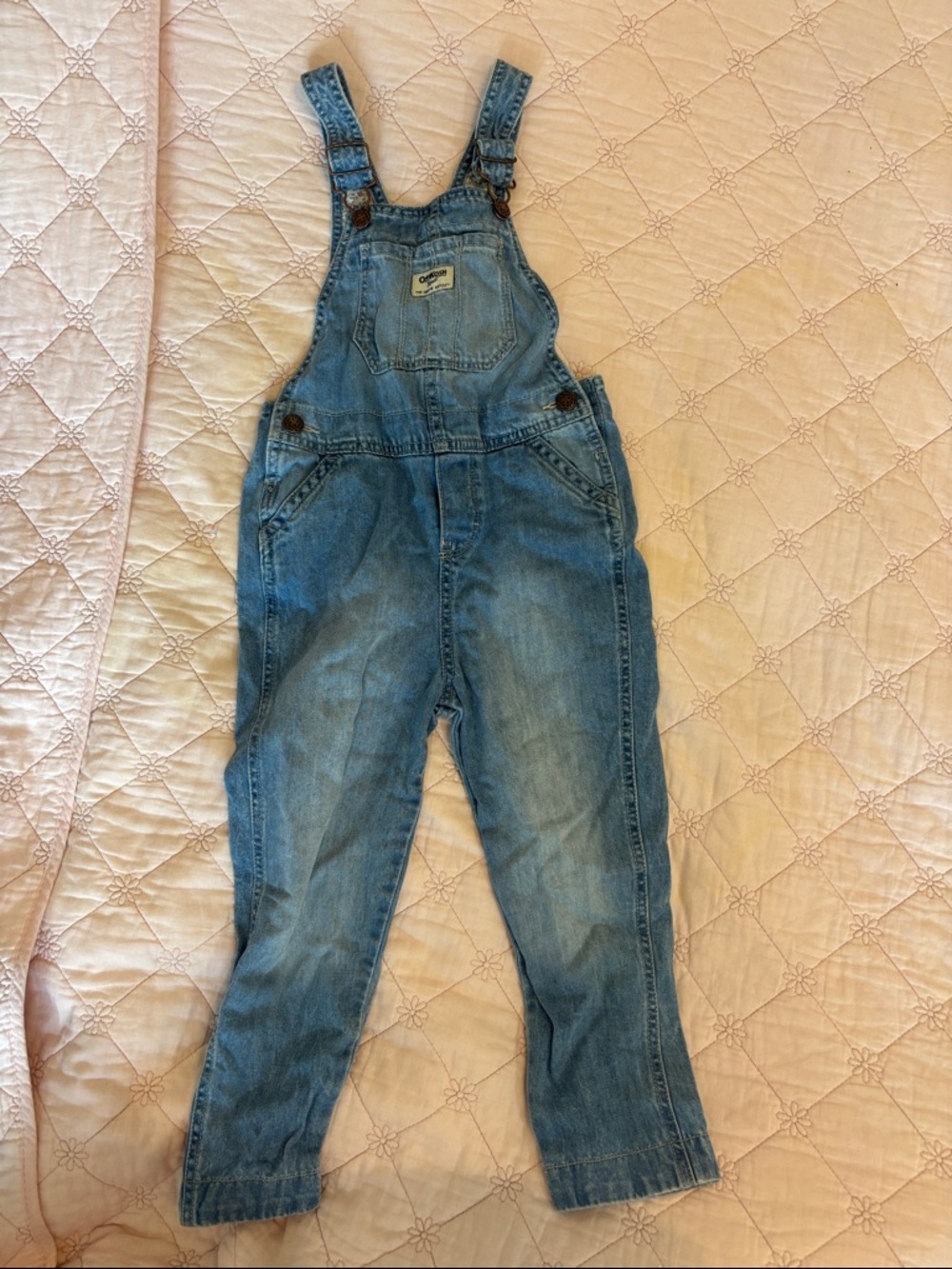 OshKosh B'gosh Light Blue Denim Kids Overalls